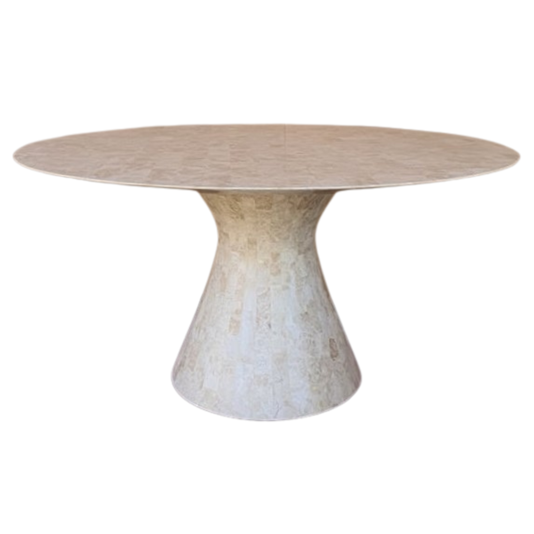 Tapered Limestone Dining Table – Ren Wares